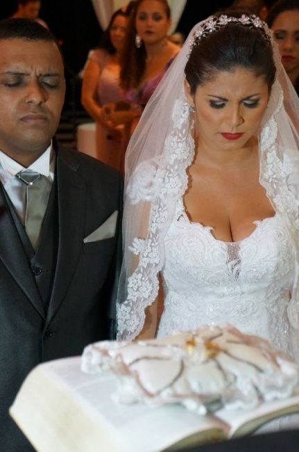 olha que linda a foto no ato da cerimonia!!!