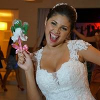 meu Buque de sapinho ficou lindo, minha amiga que fez!!!