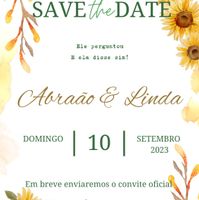 Seu Save The Date para o mundo ver! - 1
