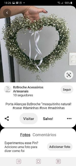 Porta aliança 10