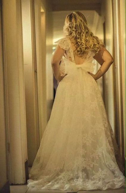 Meu vestido não é branco, será que fica feio? tem problema!! - 2