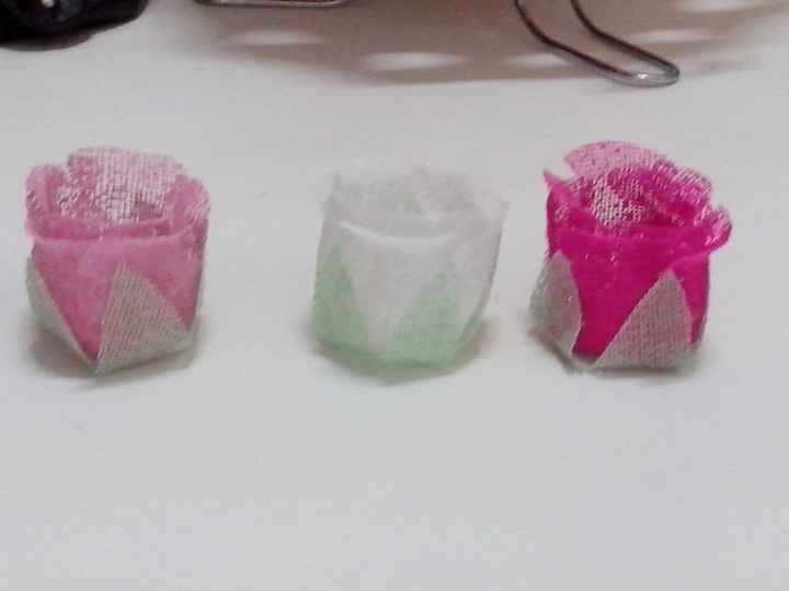 Forminhas botão de rosa