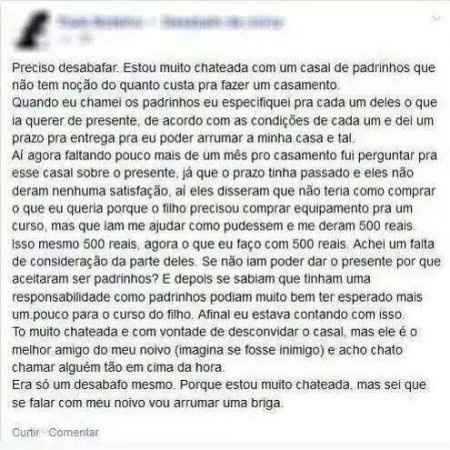 Como pedir presente aos padrinhos?  - 1