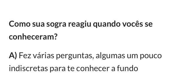 Tenho uma sogra anjo ou sogra mamãe - 1