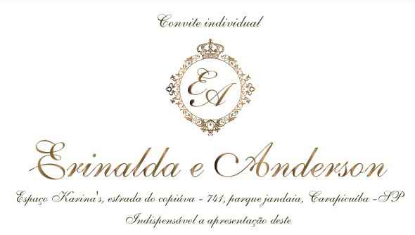 Arte do meu convite individual! - 1