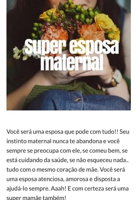 Descubra que tipo de esposa você será... RESULTADO! - 1