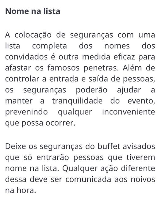 Como lidar com convidados penetras ! - 2
