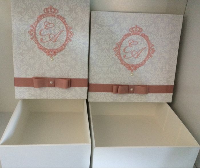 Minhas caixas chegou lembrancinha dos padrinhos  /país/sogros - 6