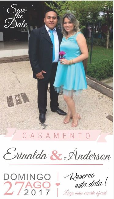 Ideia de "save the date" - 1