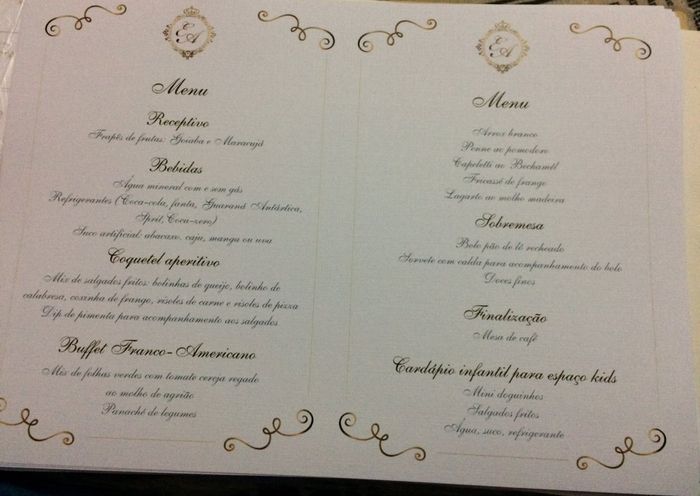 Vem ver meu menu / cardápio - 2