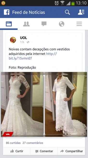 Vestidos comprado na Net