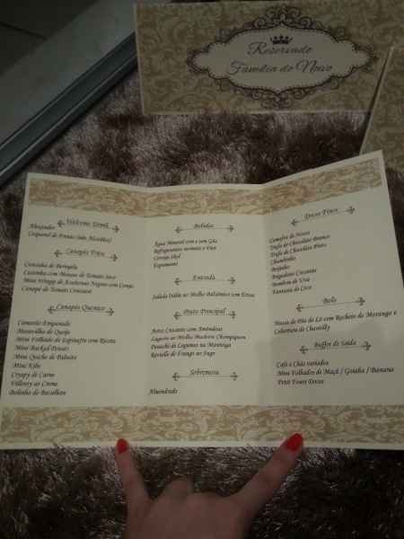Menu Aberto