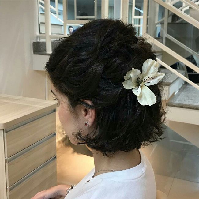 Penteado para cabelo curto - 9