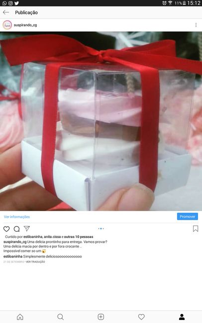 Esse é o meu suspiro recheado ..