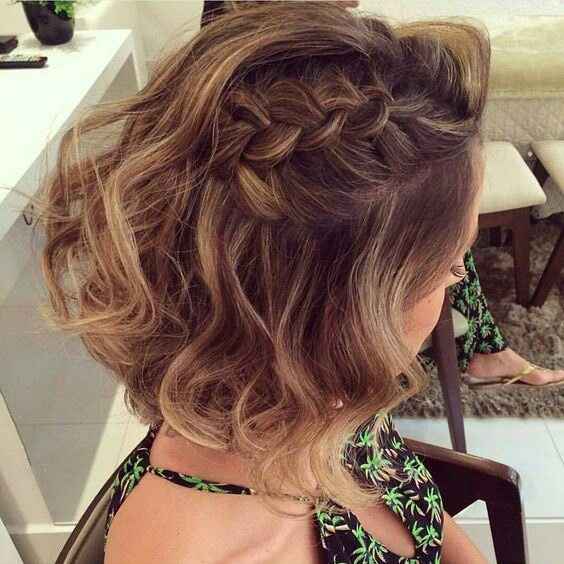 Penteado para cabelo curto - 2