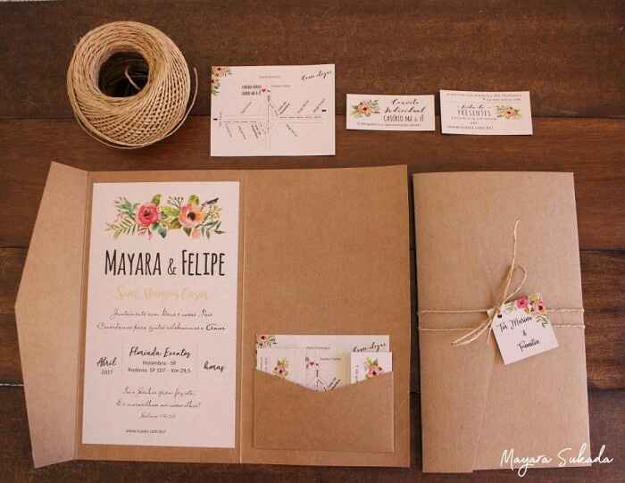 Meus convites diy pronto 😍 - 1