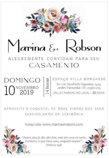 Casamentos reais 2019: o convite - 1