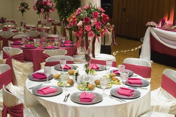 decoração rosa