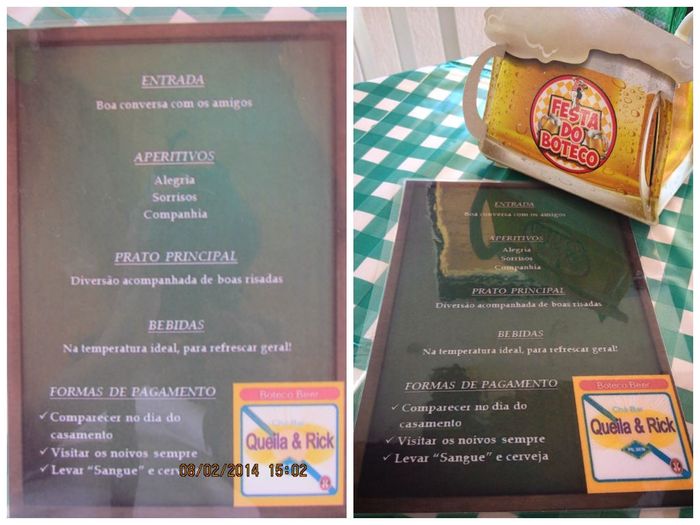 Chá bar Queila e Rick