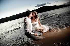 Trash the dress na praia