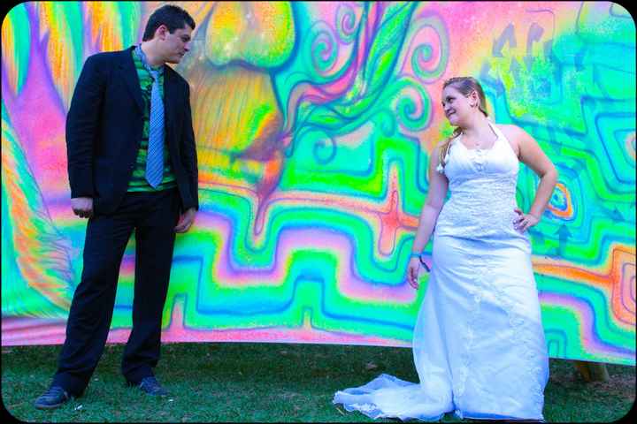 Trash the dress na rave