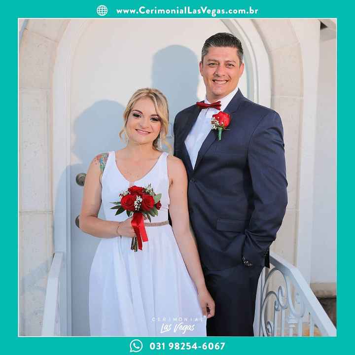 Bodas de Ferro! Minha renovação de votos de 5 anos de casamento em Las Vegas :) - 1