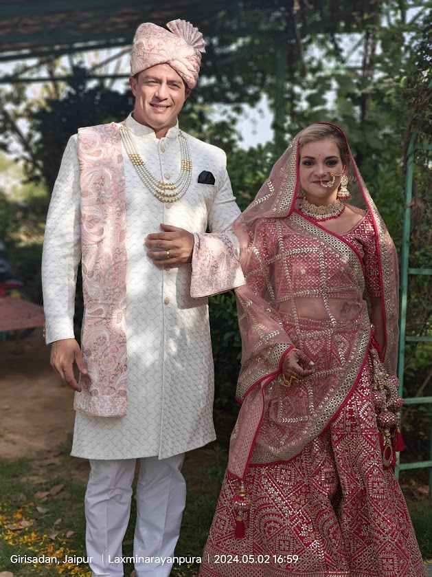 Bodas de Estanho! Minha renovação de votos de 10 anos de casamento  na índia:) - 12