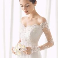 É claro que a queridinha das noivas não pode faltar..... Um belo vestido com rendas