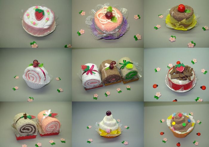 Cupcake de toalha