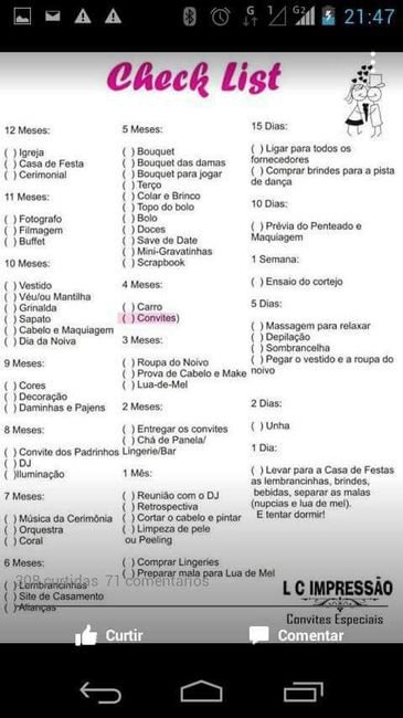 Check list - 1