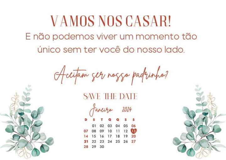 Já enviou os convites? - 1