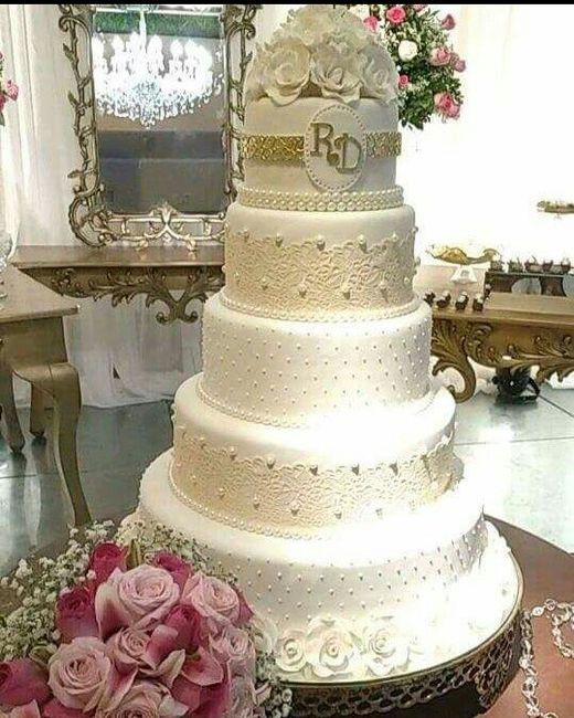 Meu bolo de casamento - 1