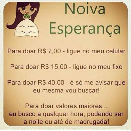 Noiva Esperança 👰 - 1