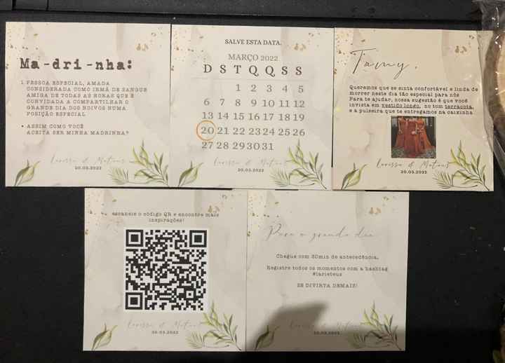 Convites dos padrinhos - 2