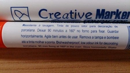 Canetas para porcelana