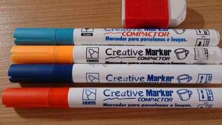 Canetas para porcelana