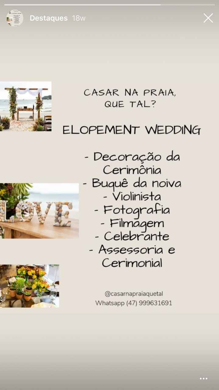 Empresa que faça Elopement Wedding nas praias de Santa Catarina! - 1