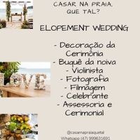Empresa que faça Elopement Wedding nas praias de Santa Catarina! - 1