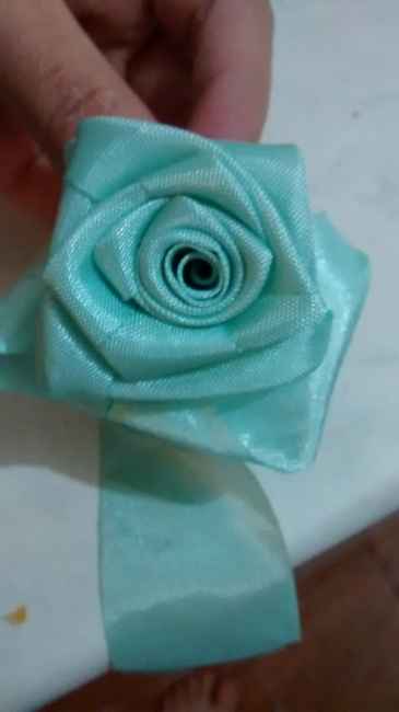 Flor de cetim pro meu buquê *-* - 1