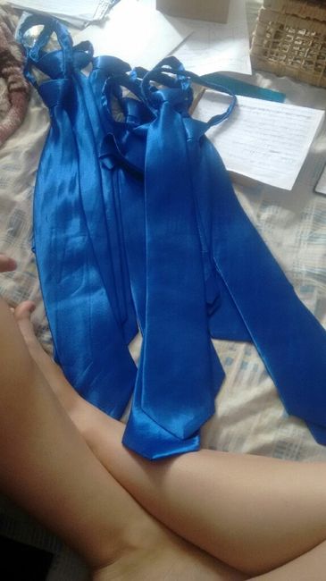 Gravatas para o convite dos padrinhos - 1