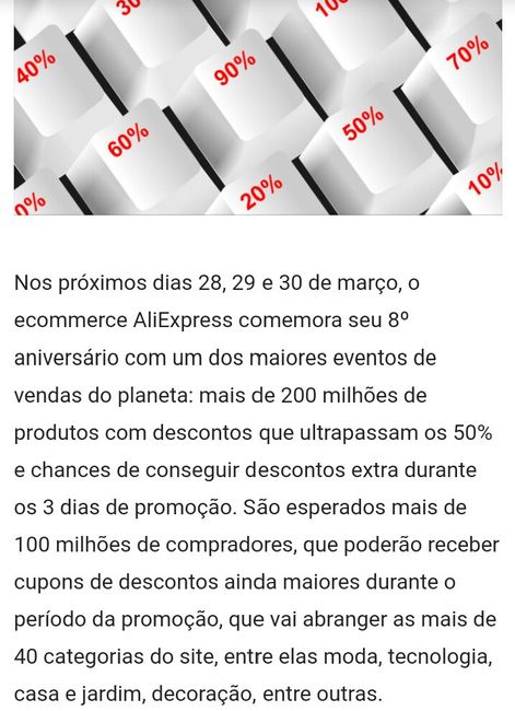 Aniversário Aliexpress - 1