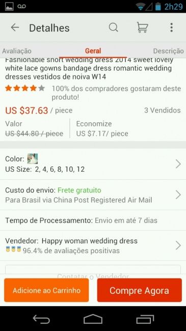 Vestido curto para recepÇÃo - 1