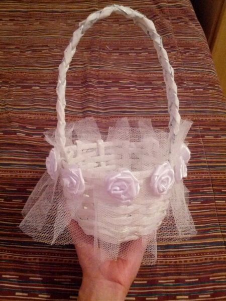 Mais manualidades : cestinhas das floristas. - 2