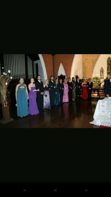 Posição dos padrinhos no altar - 2