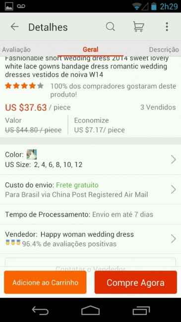 Vestido curto para recepÇÃo - 1