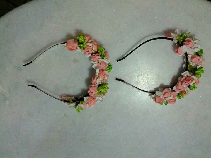 Coroa das floristas do aliexpress. - 2