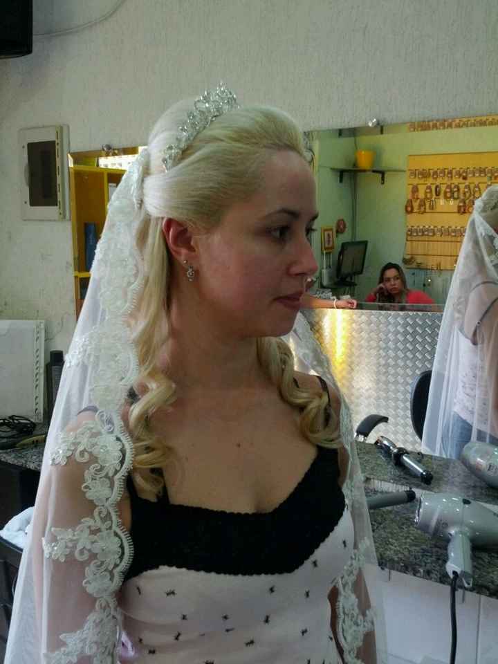 Meu novo teste de penteado. - 4