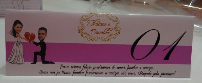 Marcador de mesa *-* - 2