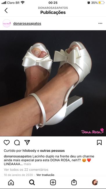 Indicação de loja de sapatos brancos para noivas - 1