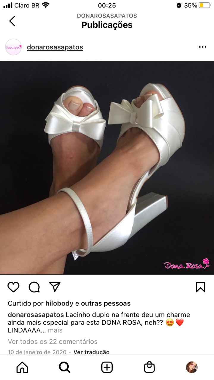 Indicação de loja de sapatos brancos para noivas - 1